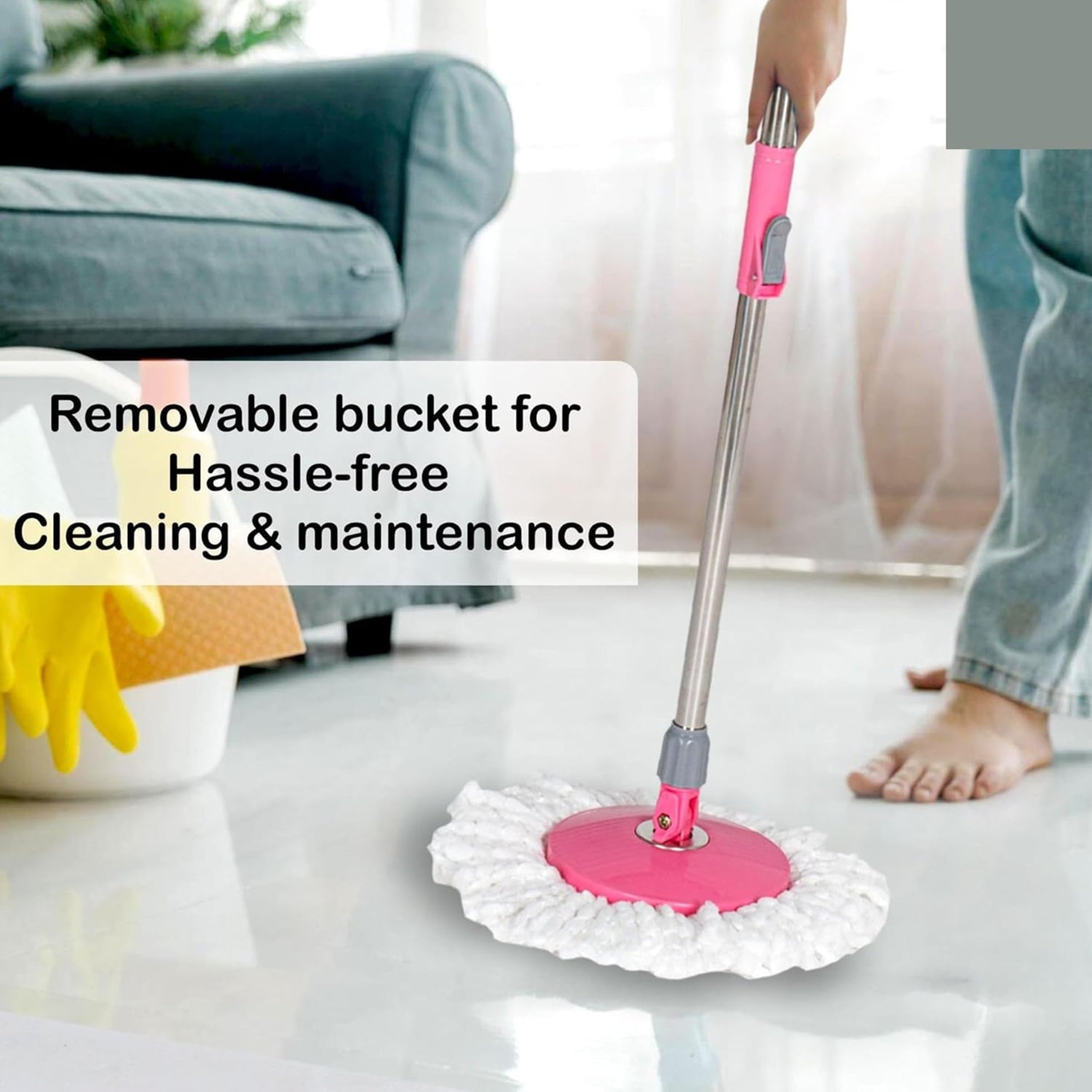 Premium 360° Spin Cleaning Mop Set Premium 360° Spin Cleaning Mop Set